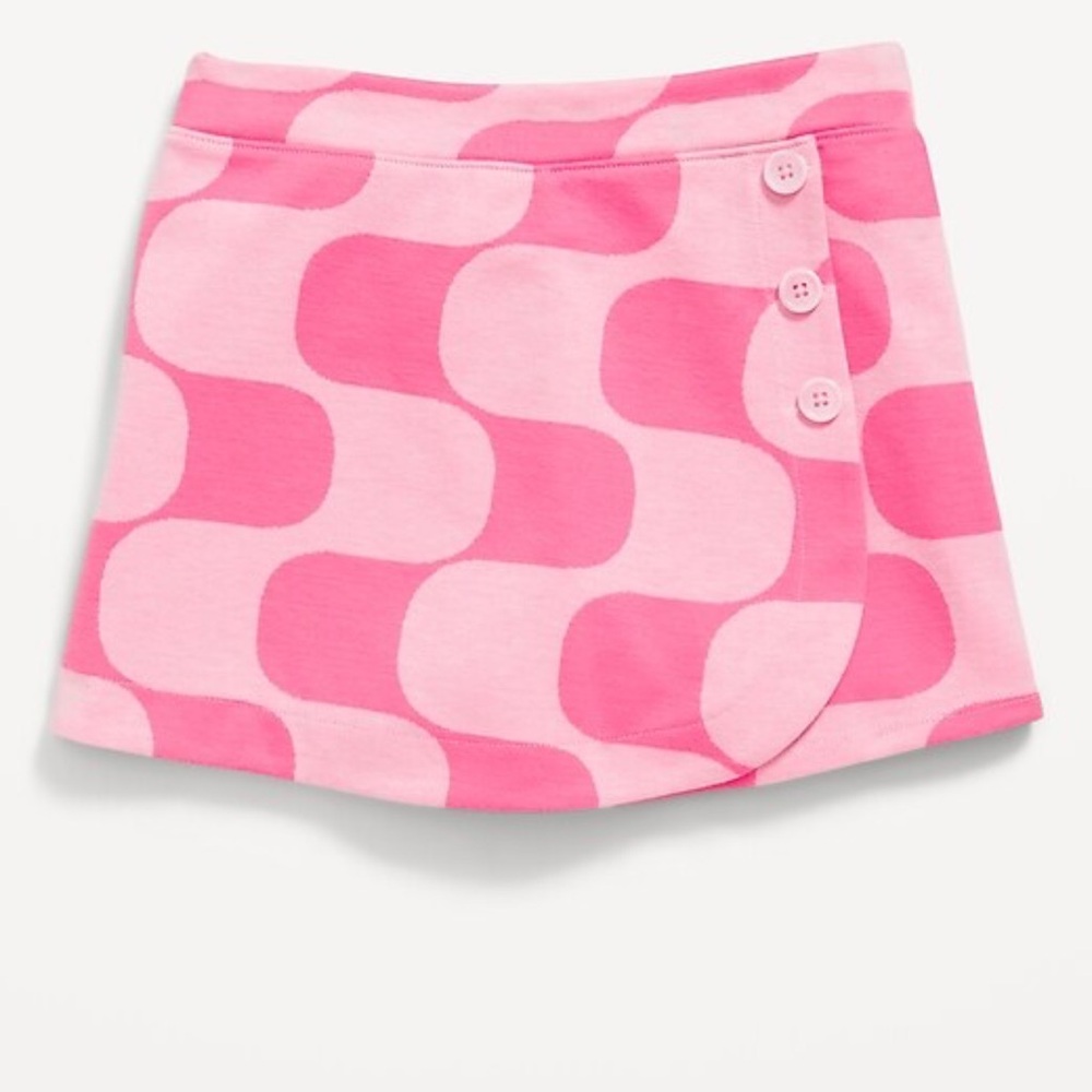 Girls wrap front skort